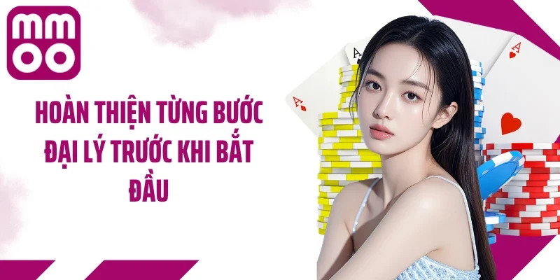 Hoàn thiện từng bước đại lý trước khi bắt đầu